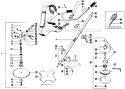 Page B Diagram and Parts List for XR-95  Weed Eater Trimmer
